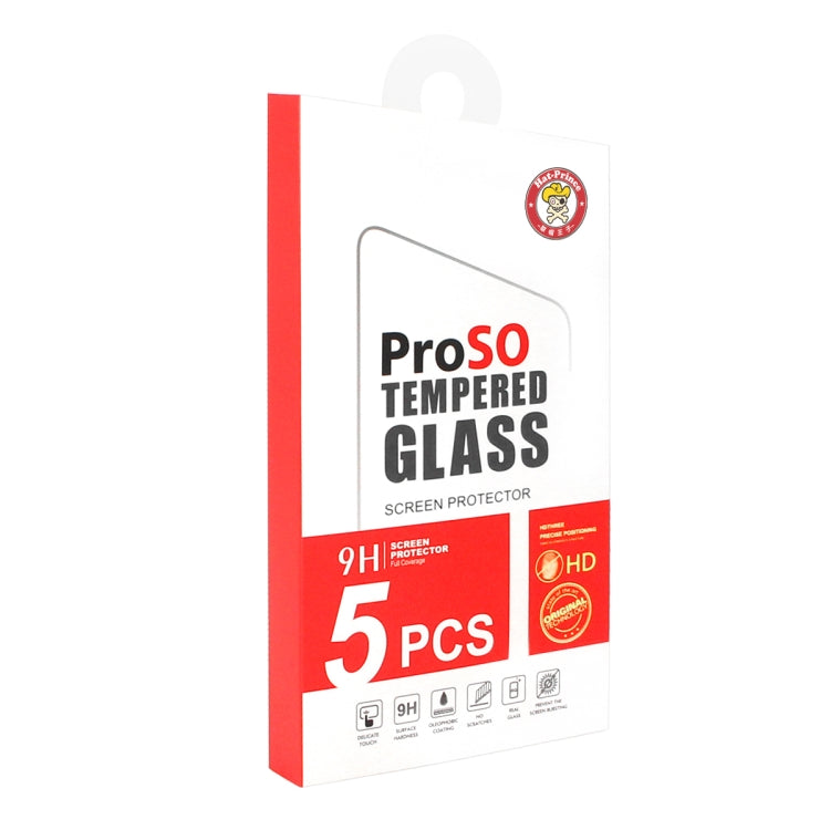Proso tempered glass screen protector 5 pcs retail box packaging