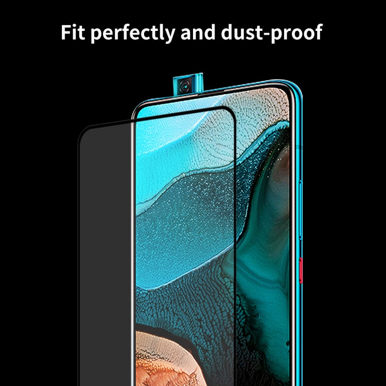 Tempered glass screen protector fitted on a phone screen with a dust-free seal
