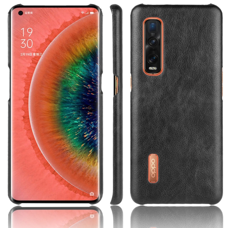 For Oppo Find X2 Pro Shockproof Litchi Texture PC + PU Case, For OPPO Find X2 Pro