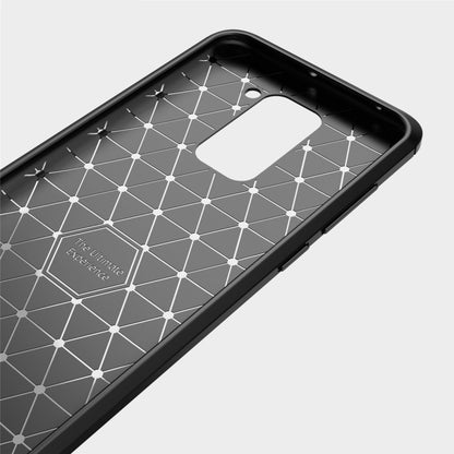 For XiaomiRedmi Note9  Brushed Texture Carbon Fiber TPU Case, For Redmi Note 9