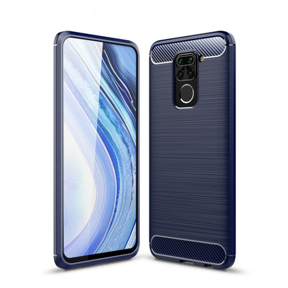 For XiaomiRedmi Note9  Brushed Texture Carbon Fiber TPU Case, For Redmi Note 9