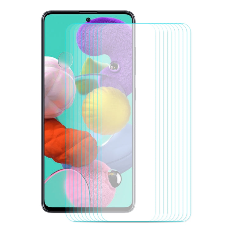 Curved tempered glass screen protector film for a smartphone, covering the display area