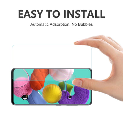 Tempered glass screen protector film for a smartphone, easy to apply with auto-adsorption