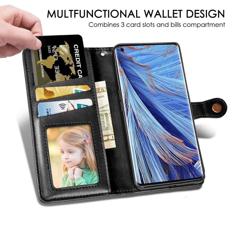 For OPPO Find X2 Retro Solid Color Leather Buckle Phone Case with Lanyard & Photo Frame & Card Slot & Wallet & Stand Function, For OPPO Find X2