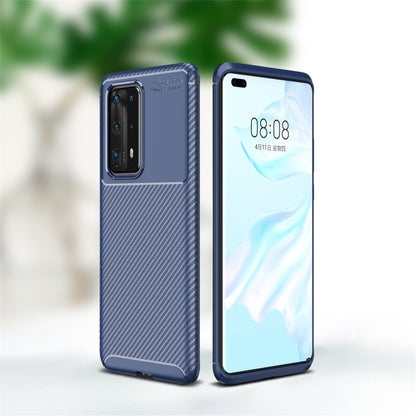 For Huawei P40 Pro+ Carbon Fiber Texture Shockproof TPU Case, For Huawei P40 Pro+