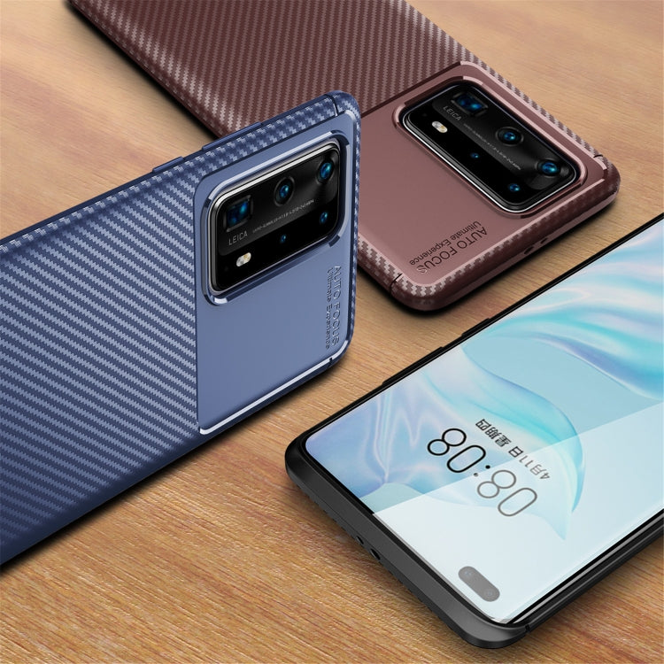 For Huawei P40 Pro+ Carbon Fiber Texture Shockproof TPU Case, For Huawei P40 Pro+