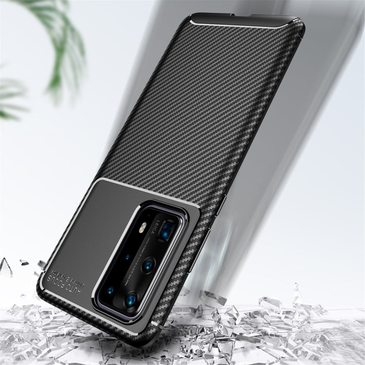 For Huawei P40 Pro+ Carbon Fiber Texture Shockproof TPU Case, For Huawei P40 Pro+