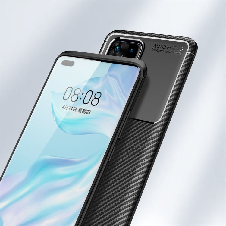 For Huawei P40 Pro+ Carbon Fiber Texture Shockproof TPU Case, For Huawei P40 Pro+