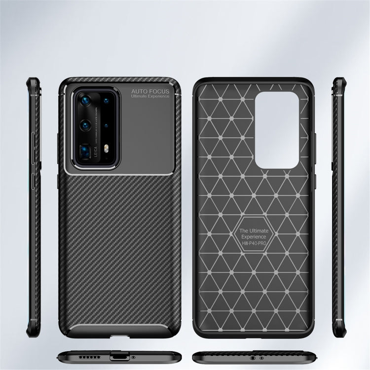 For Huawei P40 Pro+ Carbon Fiber Texture Shockproof TPU Case, For Huawei P40 Pro+