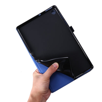Horizontal Flip TPU + Fabric PU Leather Protective Case with Name Card Clip, For Lenovo M10 Plus