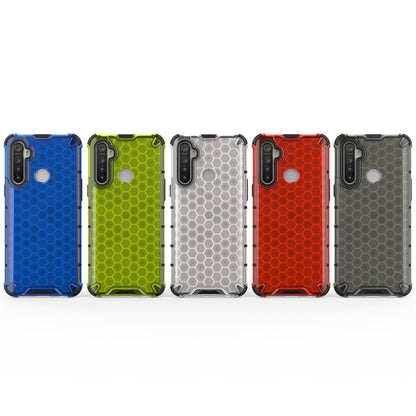 For OPPO Realme 5i  Shockproof Honeycomb PC + TPU Case