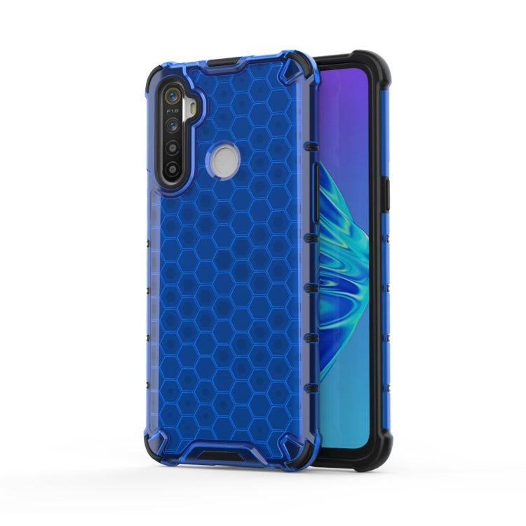 For OPPO Realme 5i  Shockproof Honeycomb PC + TPU Case