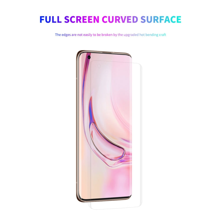 Full-screen curved transparent screen protector film, clear PET surface