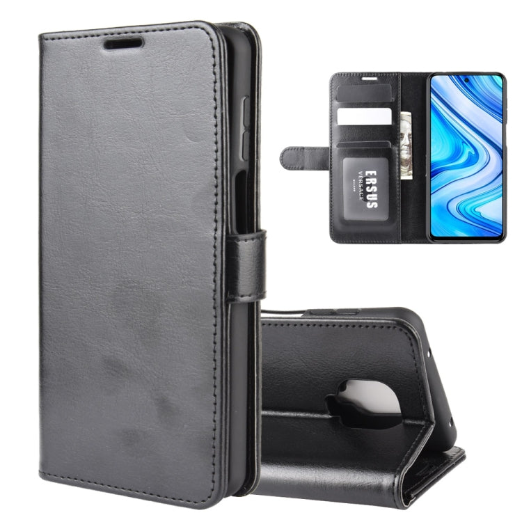 Light gray leather flip phone case with multi-card pockets and front kickstand