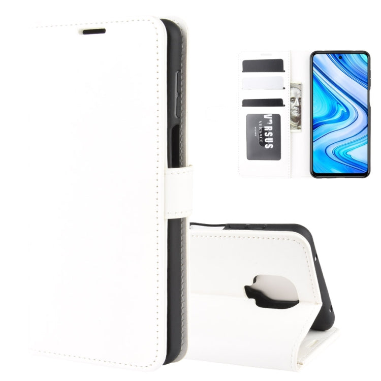 White leather flip phone case with card slots and wallet pocket