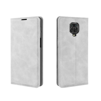 For Xiaomi Redmi Note 9 Pro Retro-skin Business Magnetic Suction Leather Case with Holder & Card Slots & Wallet, For Redmi Note 9 Pro