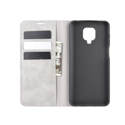 For Xiaomi Redmi Note 9 Pro Retro-skin Business Magnetic Suction Leather Case with Holder & Card Slots & Wallet, For Redmi Note 9 Pro