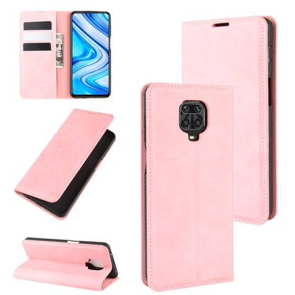 For Xiaomi Redmi Note 9 Pro Retro-skin Business Magnetic Suction Leather Case with Holder & Card Slots & Wallet, For Redmi Note 9 Pro