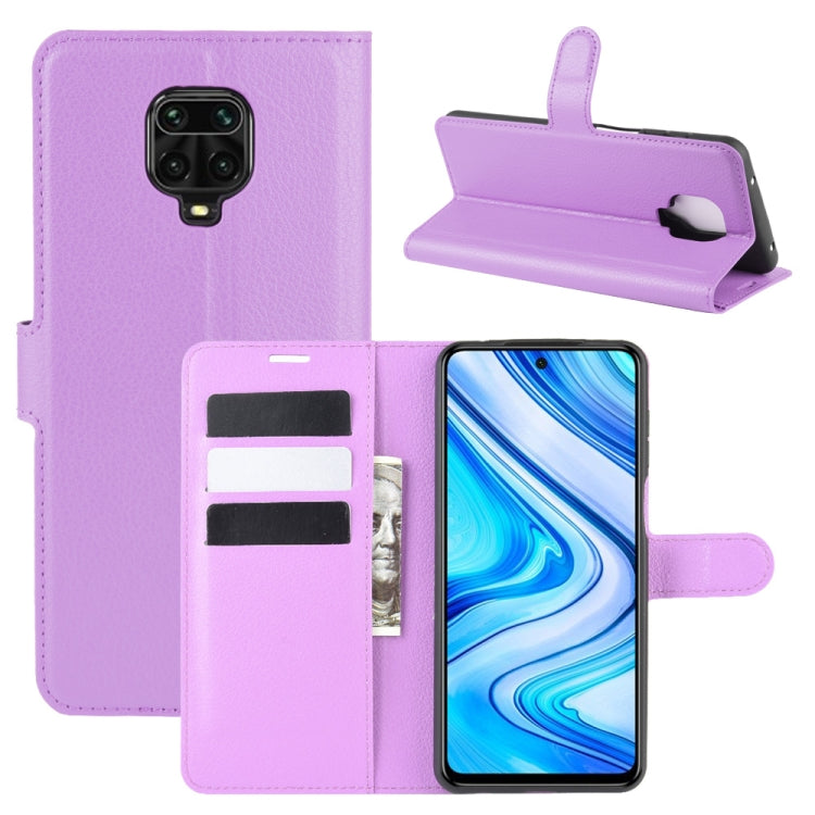 For Xiaomi Redmi Note 9 Pro/Note 9S/Note 9 Pro Max Litchi Texture Horizontal Flip Protective Case with Holder & Card Slots & Wallet, For Redmi Note 9 Pro