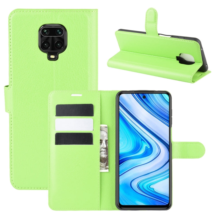 For Xiaomi Redmi Note 9 Pro/Note 9S/Note 9 Pro Max Litchi Texture Horizontal Flip Protective Case with Holder & Card Slots & Wallet, For Redmi Note 9 Pro