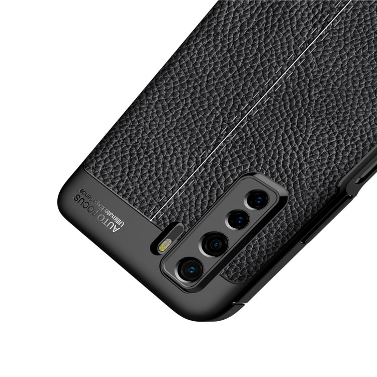 For Huawei Nova 7 SE Litchi Texture TPU Shockproof Case, For Huawei Nova 7 SE