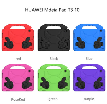 EVA Children Falling Proof Flat Protective Shell With Thumb Bracket, For Huawei MediaPad T3 10.1 inch, For Huawei MediaPad T5 10.1 inch, For Huawei MediaPad M6 10.8 inch, For Huawei MediaPad M5 10.8 inch
