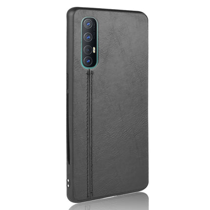 For Oppo Find X2 Neo Shockproof Sewing Cow Pattern Skin PC + PU + TPU Case