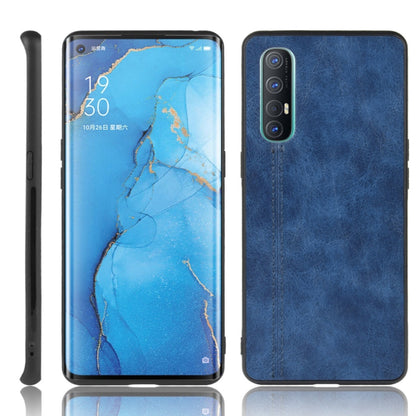 For Oppo Find X2 Neo Shockproof Sewing Cow Pattern Skin PC + PU + TPU Case