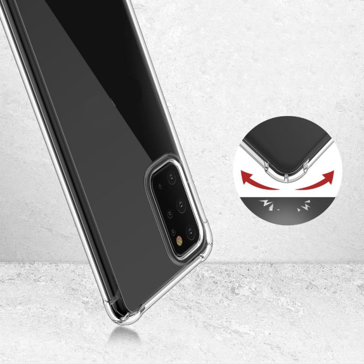 Transparent anti-drop TPU phone case with shock-absorbing corner design