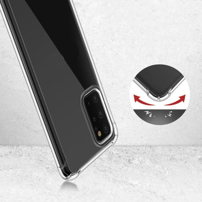 Transparent anti-drop TPU phone case with shock-absorbing corner design