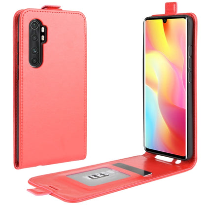 Pink leather flip phone case with card slot and photo window, vertical flip design