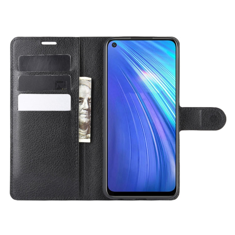 Flip wallet phone case with card slots and phone front window, textured black