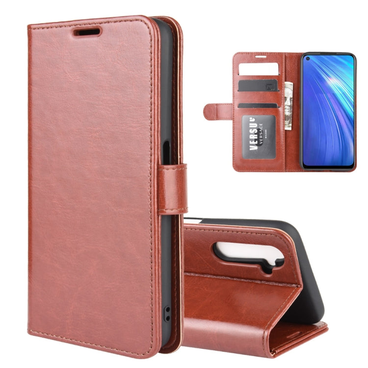 Tan flip wallet phone case with card slots and fold-out stand cover