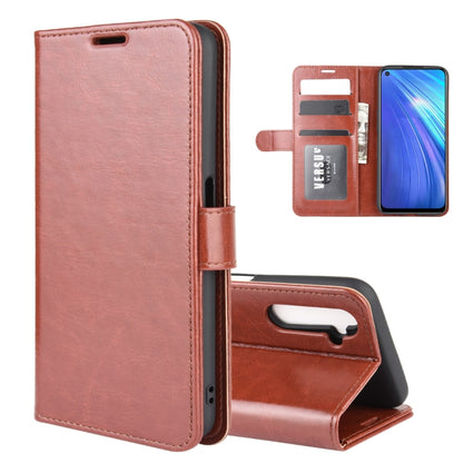 Tan flip wallet phone case with card slots and fold-out stand cover