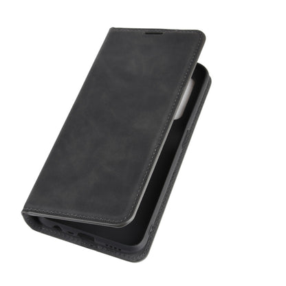 Black leather wallet phone case with flip cover and snug phone fit
