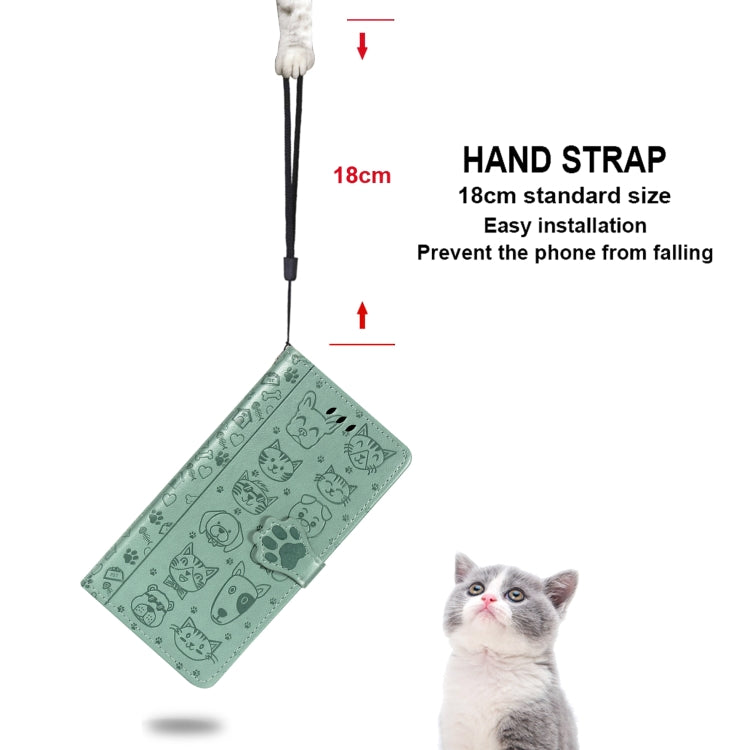 Lovely Cat and Dog Embossing Pattern Horizontal Flip Leather Case , with Holder & Card Slots & Wallet & Cartoon Clasp & Lanyard, For Galaxy A51 5G, For Galaxy A71 5G, For Galaxy S10 Lite & A91 & M80s, For Galaxy M11, For Galaxy A01, For Galaxy A11     ...