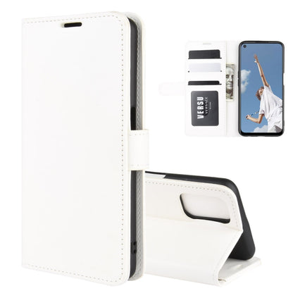 White flip phone wallet case with card slots and stand holder