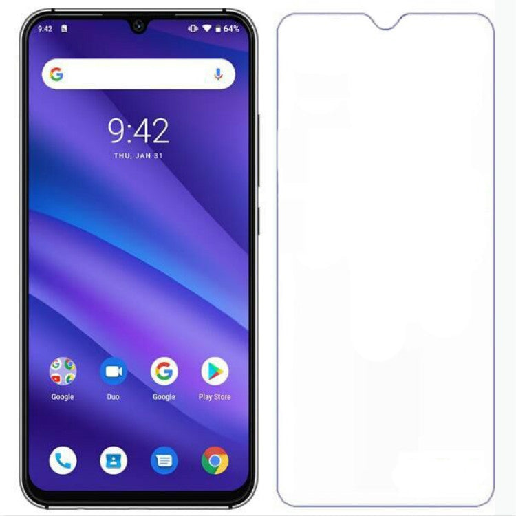 Explosion-proof tempered glass screen protector for UMIDIGI A5 Pro, clear full panel