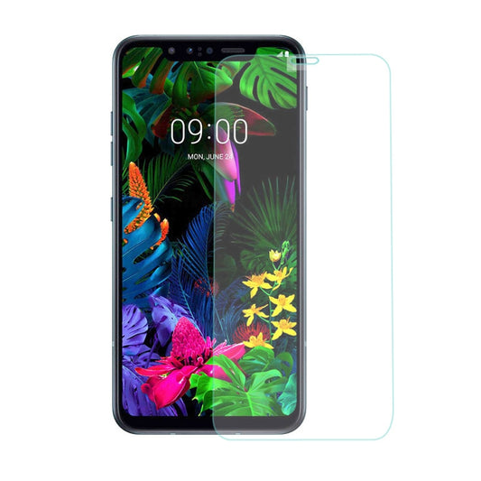 Tempered glass screen protector for LG G8s ThinQ, clear 2.5D curved glass