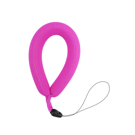 Rose red floating buoyancy wristband with tether cord and sponge loop