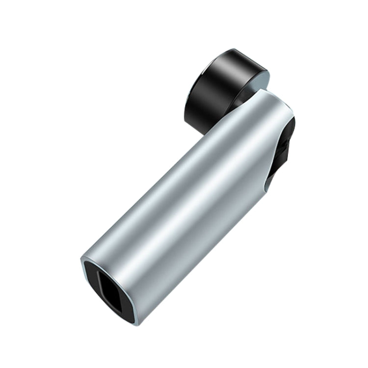 Gray magnetic USB-C charging cable adapter with black connector housing