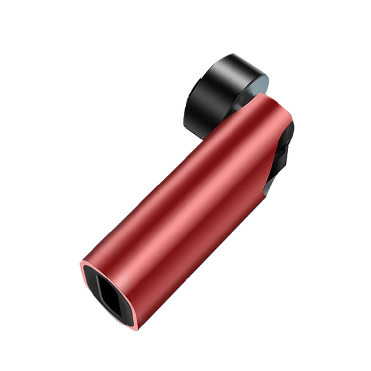 Red magnetic USB-C charging cable adapter with black connector housing