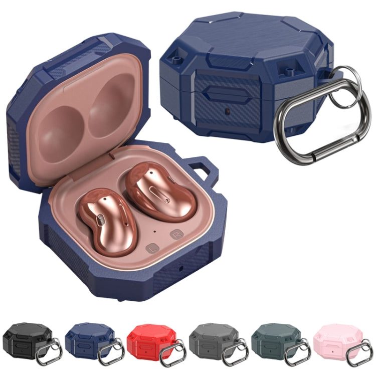 TPU earphone cases in multiple colors with metal carabiner key rings