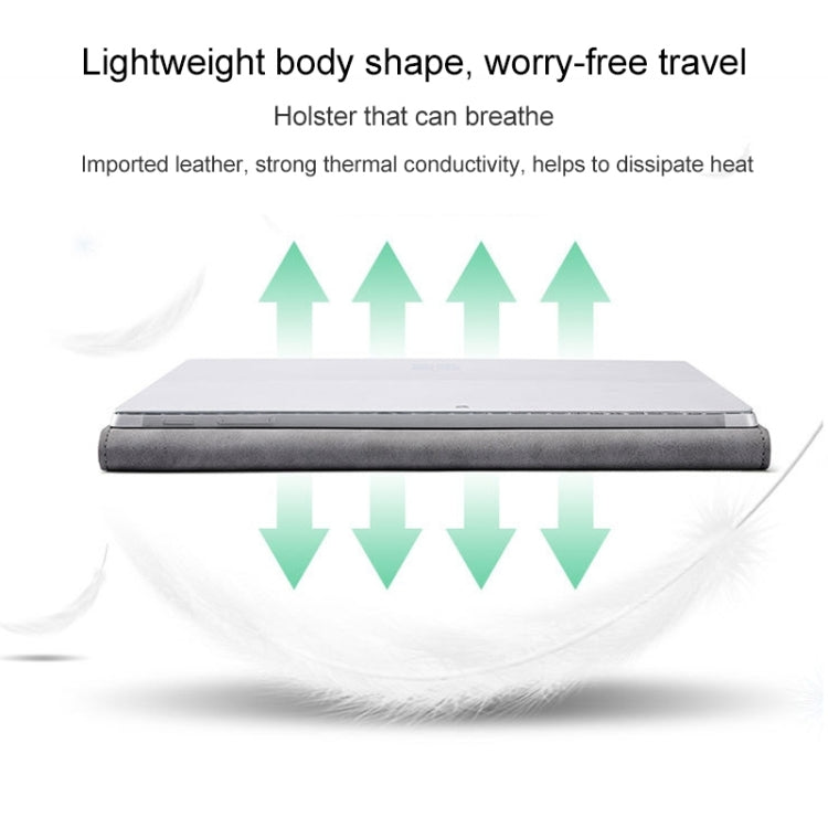 Grey tablet protective case with cooling ventilation airflow design
