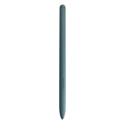 Light blue electromagnetic stylus pen for tablets, slim body with side button