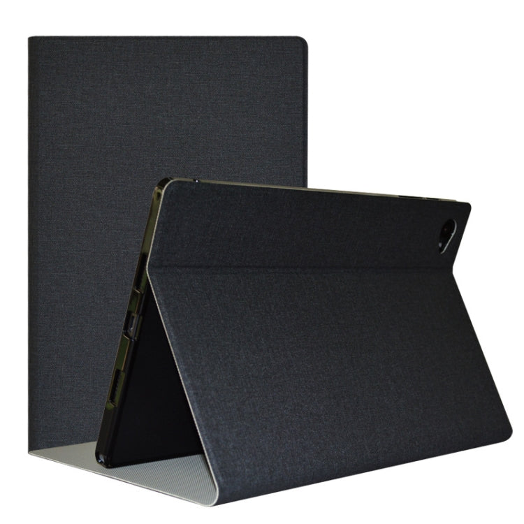 Black folding tablet protective case with front cover and kickstand stand