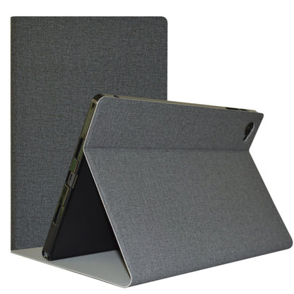Gray folding tablet protective case with front cover and kickstand stand