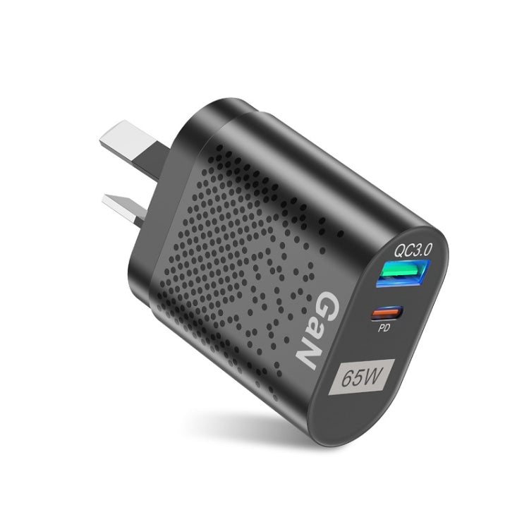65W GaN Mobile Phone Charger PD Fast Charge Computer Adapter, Black EU Plug, Black UK Plug, Black US Plug, Black AU Plug, Black KR Plug, White EU Plug, White UK Plug, White US Plug, White AU Plug, White KR Plug