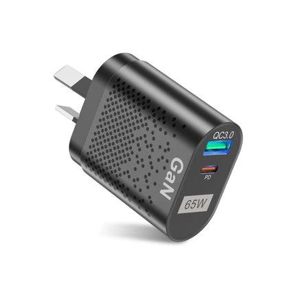 65W GaN Mobile Phone Charger PD Fast Charge Computer Adapter, Black EU Plug, Black UK Plug, Black US Plug, Black AU Plug, Black KR Plug, White EU Plug, White UK Plug, White US Plug, White AU Plug, White KR Plug