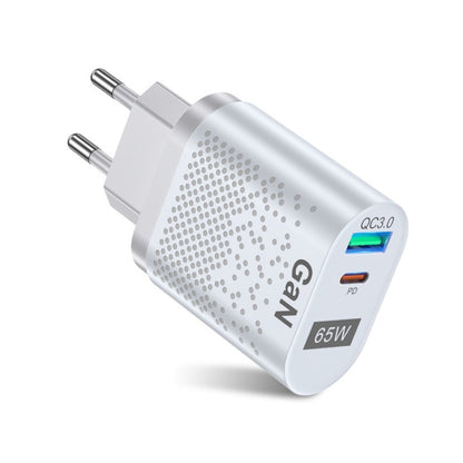 65W GaN Mobile Phone Charger PD Fast Charge Computer Adapter, Black EU Plug, Black UK Plug, Black US Plug, Black AU Plug, Black KR Plug, White EU Plug, White UK Plug, White US Plug, White AU Plug, White KR Plug